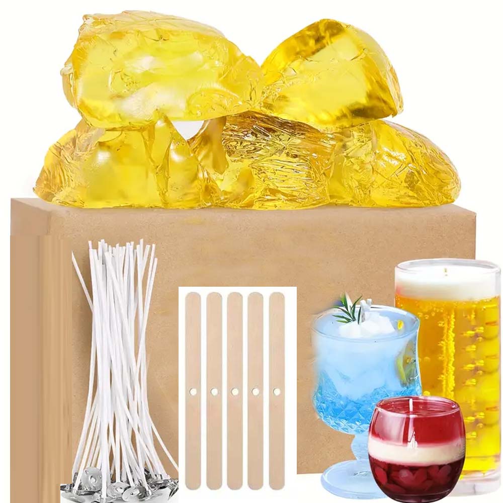 Candle Making Reno - 200g amarelo claro gel geléia cera