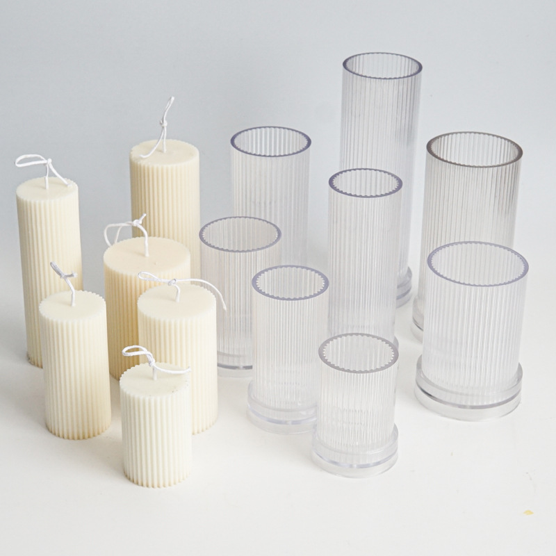 Candle Making Diy Kit - Novo diy riscas redondas dente fino