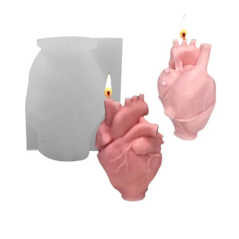 Candle Making Diy Kit - Diy coração humano moldes de vela