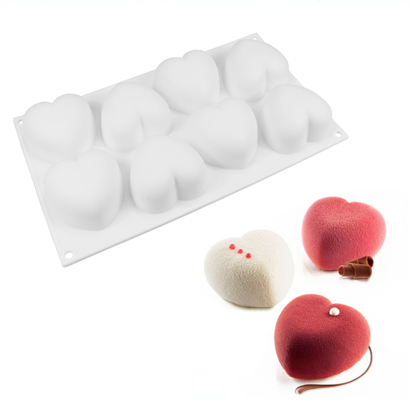 Candle Making Diy Kit - Amor coração silicone sabão molde artesanal