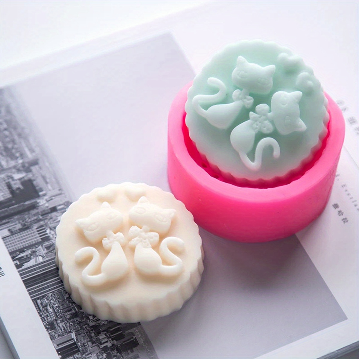 Candle Making Reno - Molde de Silicone de Gato de