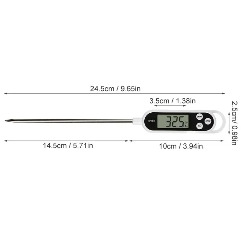 Thermometer Candy Candle - Termômetro digital de alimentos com novo