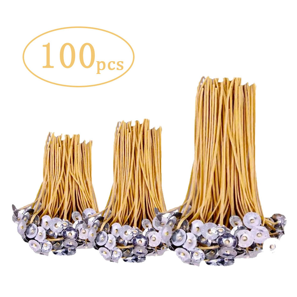 Candle Making Kit Beeswax - 100 peças mechas de vela de