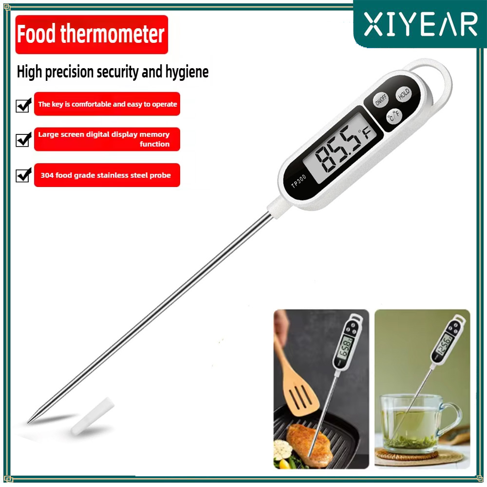 Thermometer Candy Candle - Termômetro digital de alimentos para carne,
