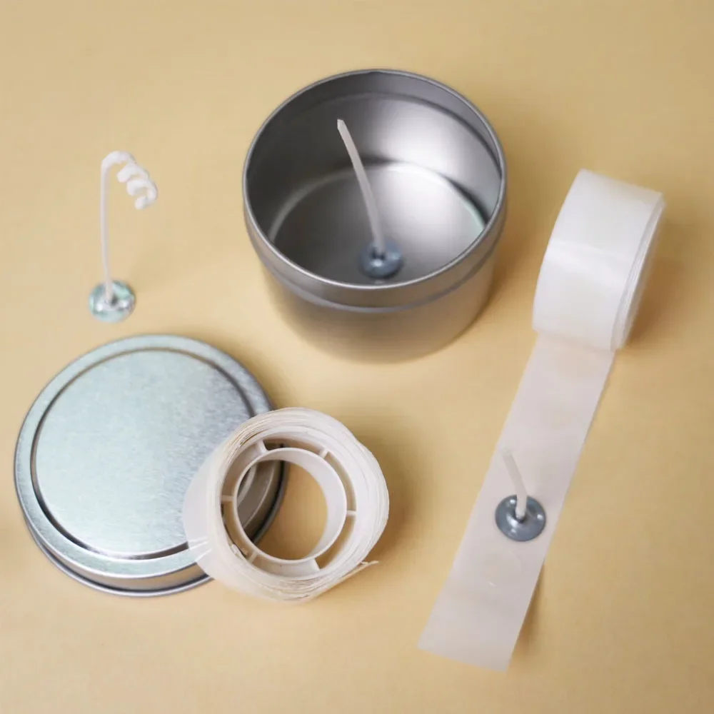 100 pontos/rolo vela pavio ade - Adhesive Dot Wick avaliação e preço