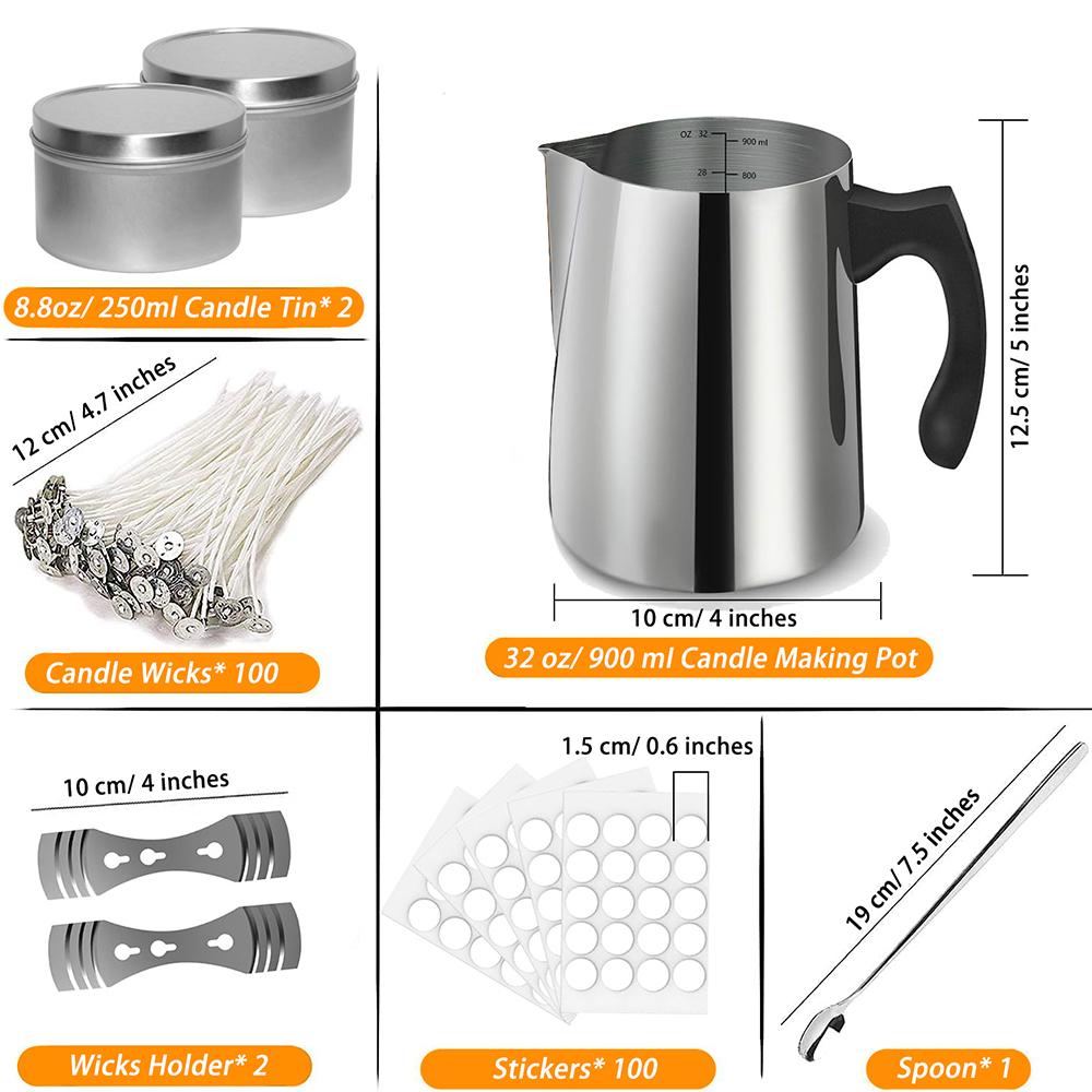 Kit inicial para fazer velas,  - Candle Making Kit For Beginners avaliação e preço