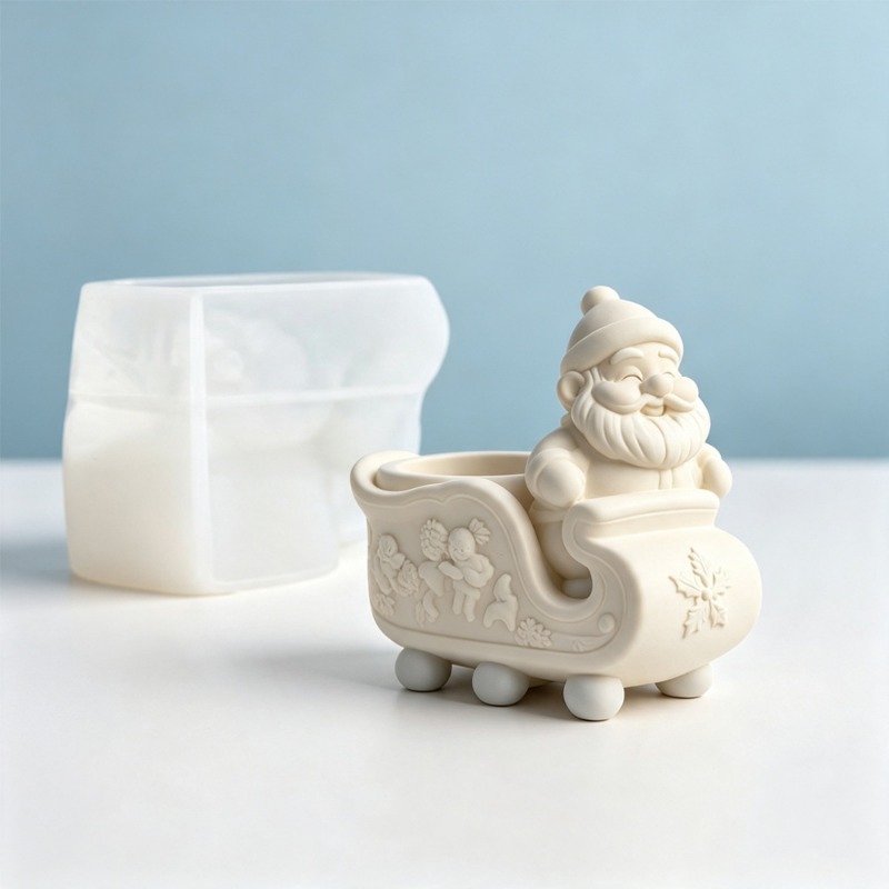 Molde de Silicone para Trenó d - Candle Making Pot avaliação e preço