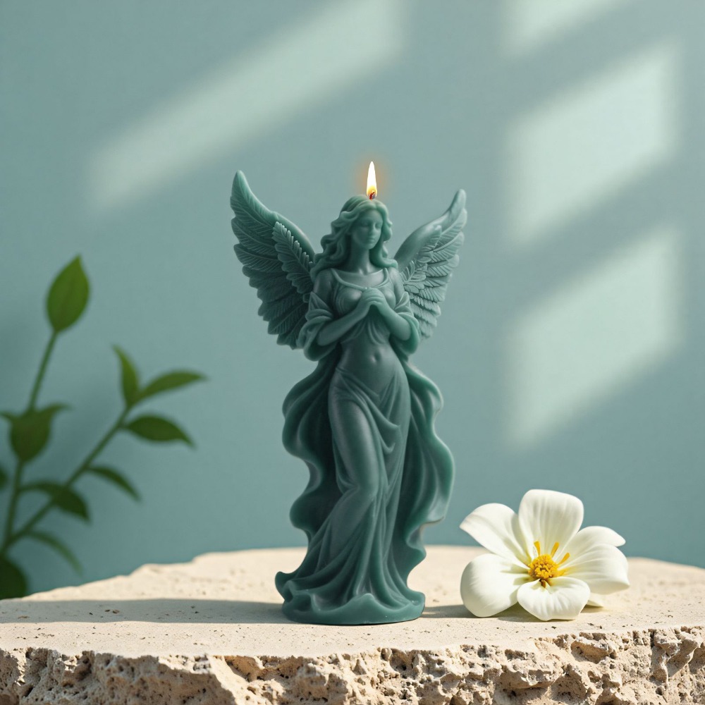 Asas deusa perfumado molde de  - Candle Making Video avaliação e preço