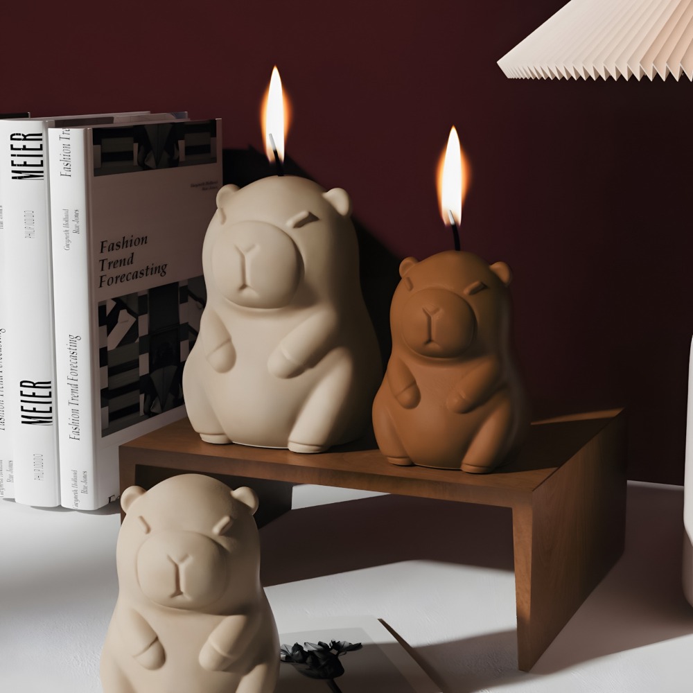 Capivara em pé perfume vela mo - Candle Making Video avaliação e preço
