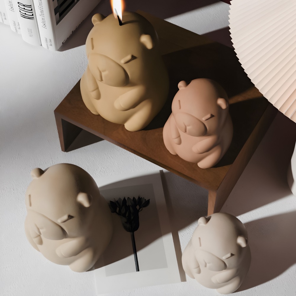 Capivara em pé perfume vela mo - Candle Making Video avaliação e preço