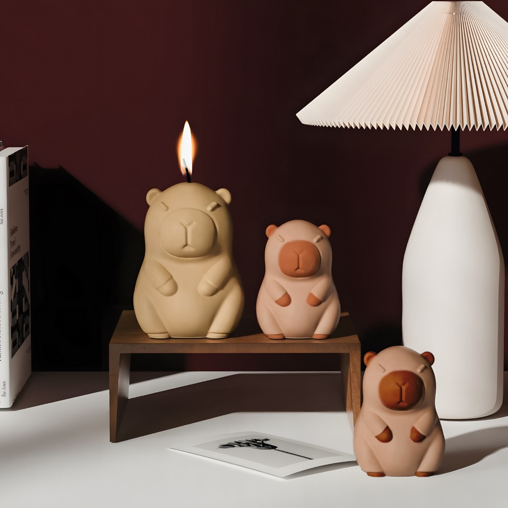 Capivara em pé perfume vela mo - Candle Making Video avaliação e preço