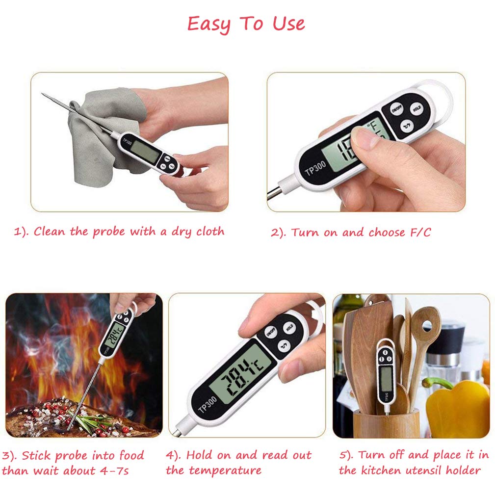 Termômetro Digital para Carne  - Thermometer Candy Candle avaliação e preço