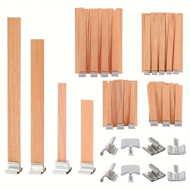 Pavio de vela de madeira de al - Candle Making Kit Beeswax avaliação e preço