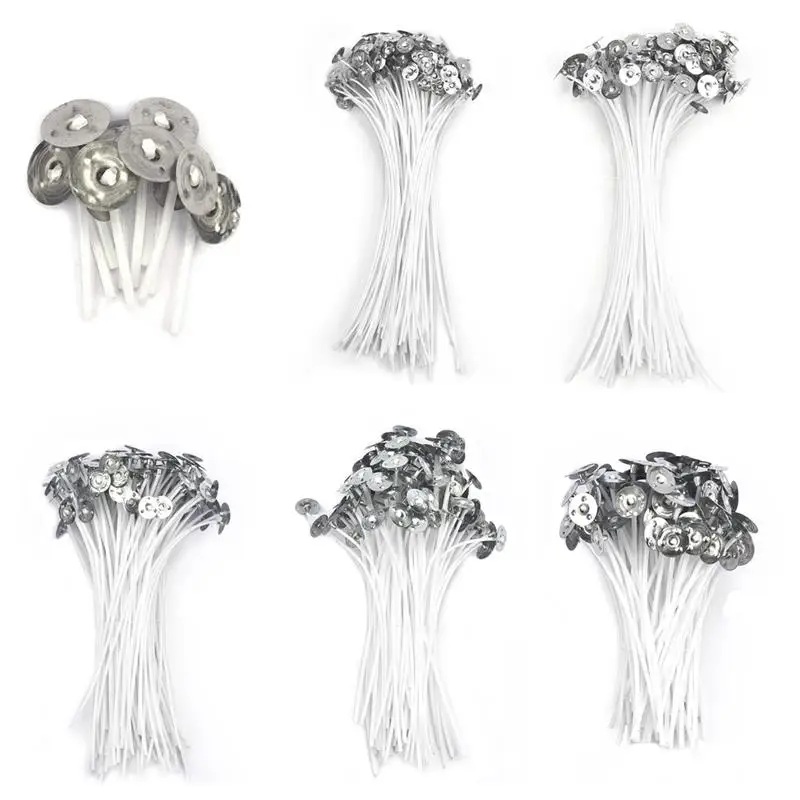 100/50 pces mechas de vela sem - Cotton Wick Pre Tabbed avaliação e preço