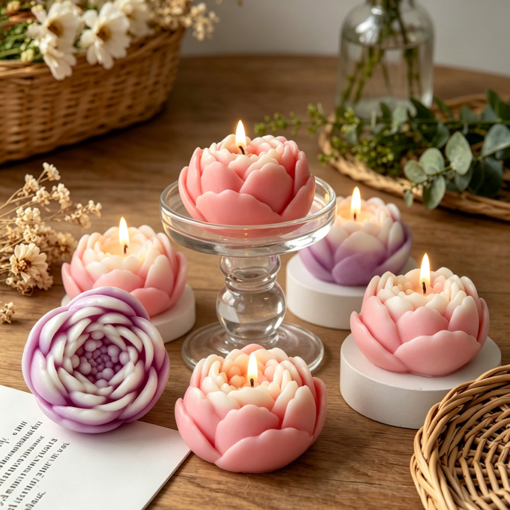 Molde de Silicone 3D para Flor - Candle Making Reno avaliação e preço