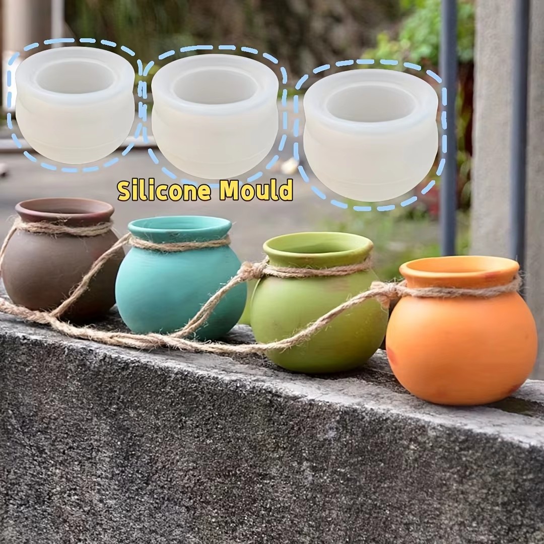 Moldes de Silicone para Vasos  - Candle Making Pot avaliação e preço