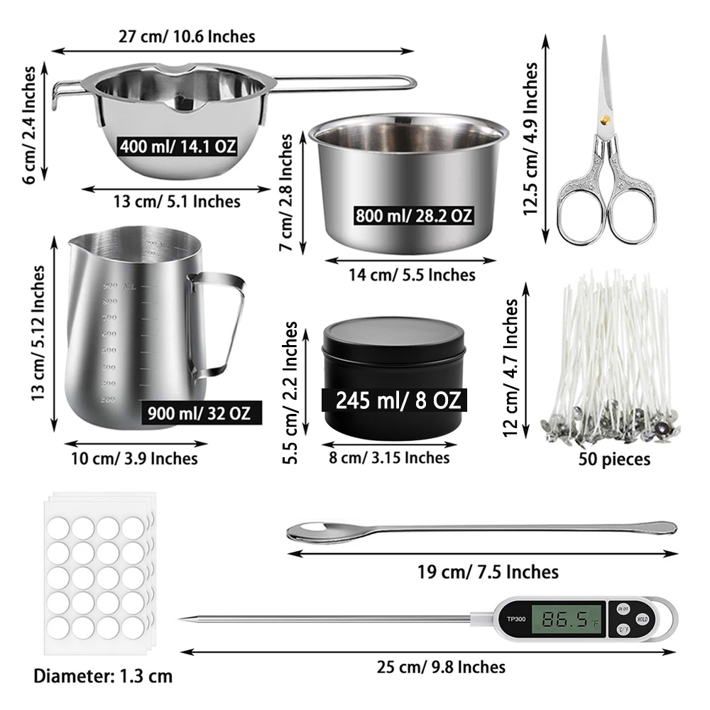 Glintmos Kit de fabricação de  - Candle Making Diy Kit avaliação e preço
