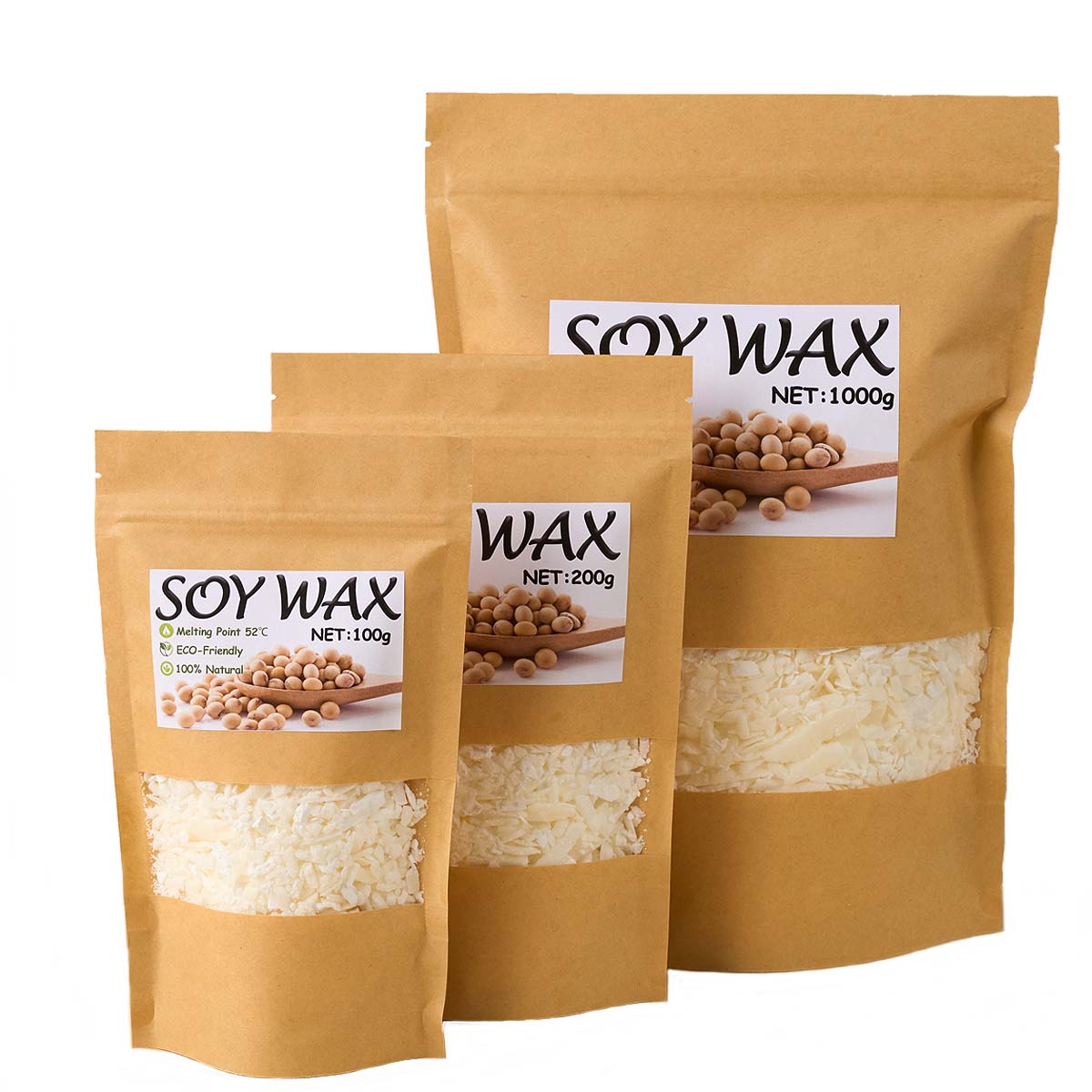 1 libras de cera de soja branc - Candle Making Diy Kit avaliação e preço
