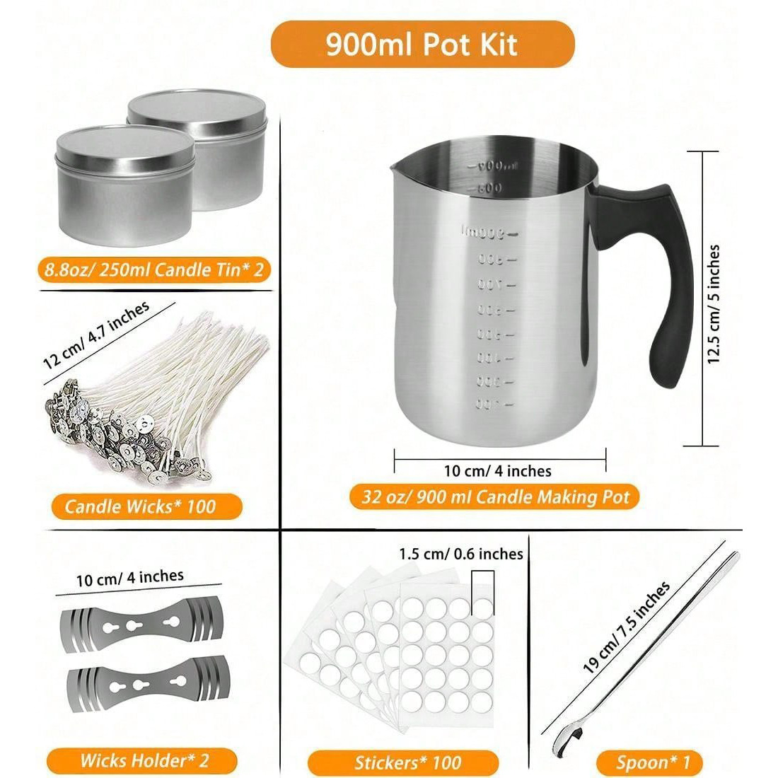 Glintmos Kit inicial para faze - Candle Making Kit For Beginners avaliação e preço