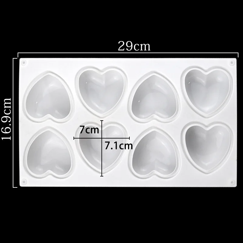 Amor coração silicone sabão mo - Candle Making Diy Kit avaliação e preço
