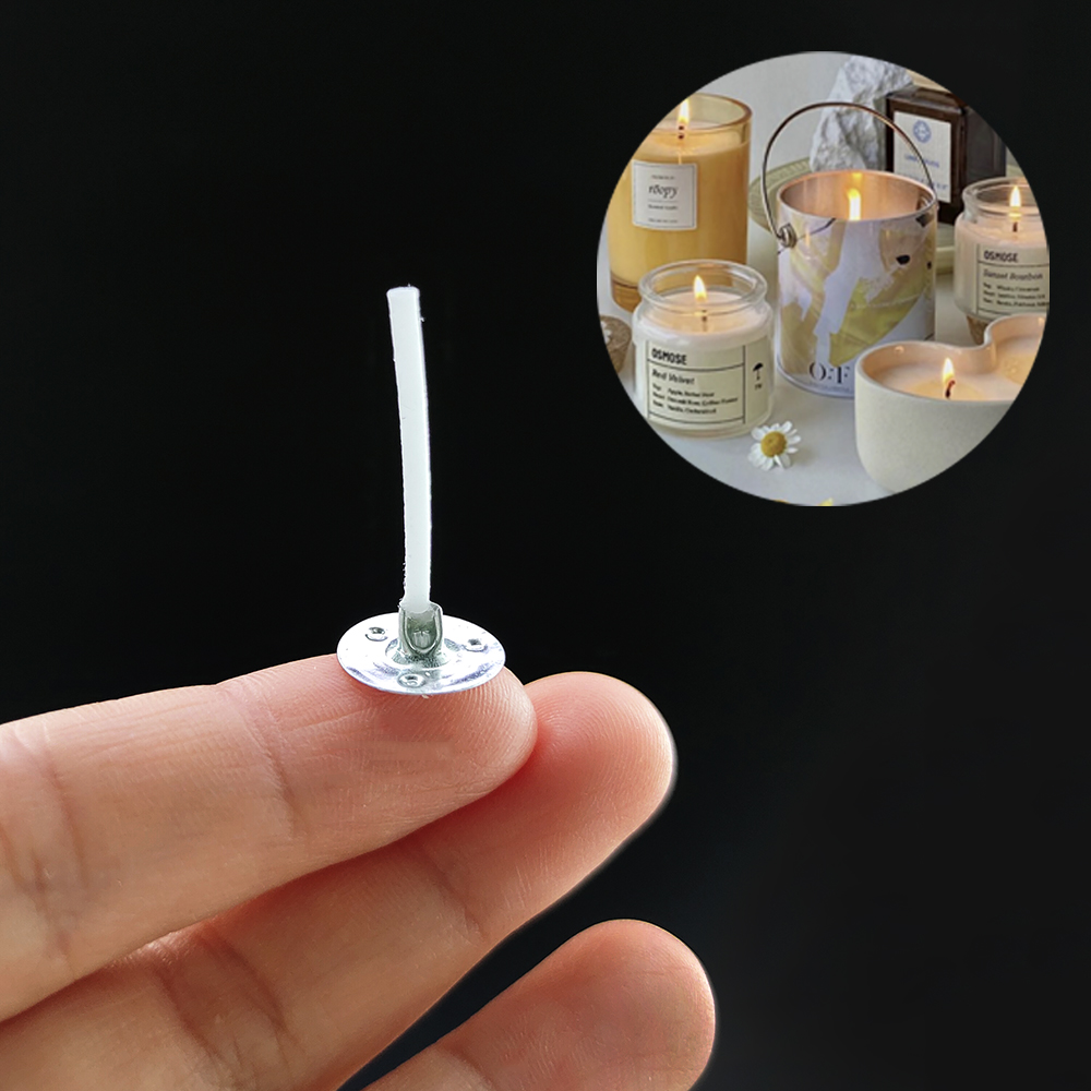 Smokeless Candle Wicks com aba - Cotton Wick Pre Tabbed avaliação e preço