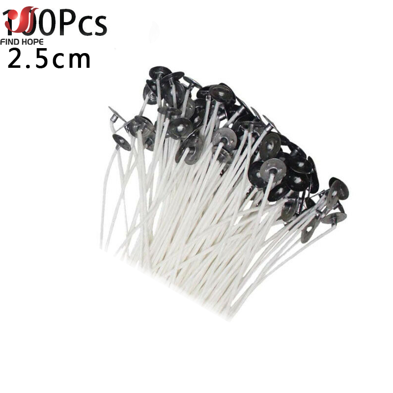 100 peças mechas de vela sem f - Cotton Wick Pre Tabbed avaliação e preço