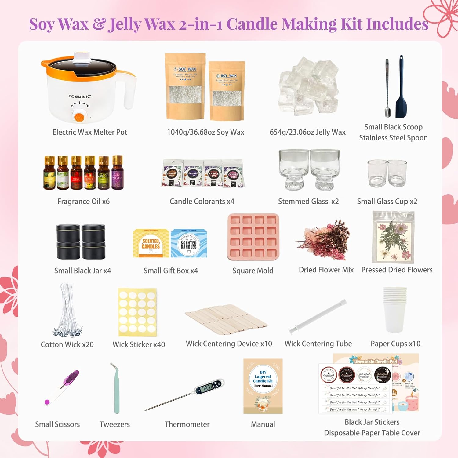 Kit de Fabricação de Velas DIY - Candle Making Kit For Beginners avaliação e preço