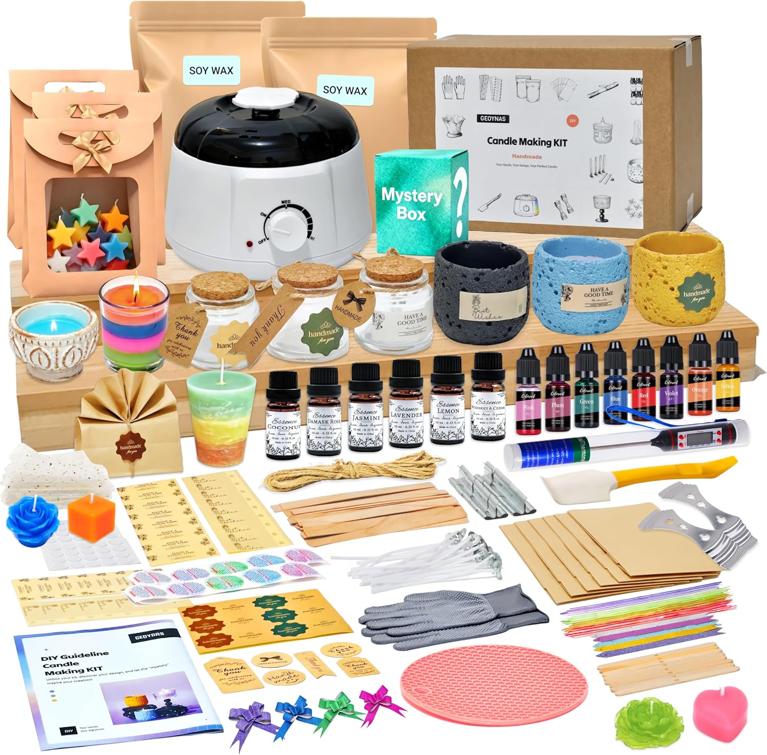 Kit de Fabricação de Velas com - Candle Making Kit For Beginners avaliação e preço