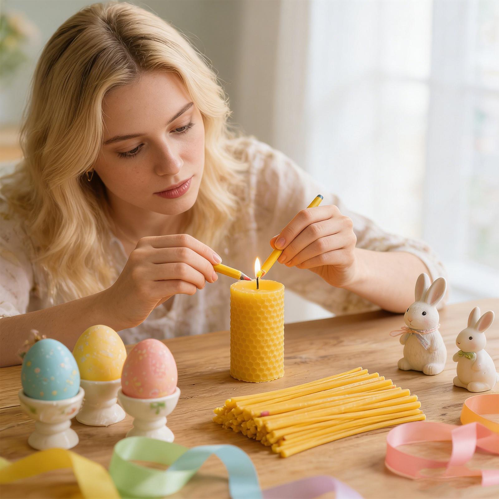 Bastões de Cera de Abelha para - Candle Making Diy Kit avaliação e preço