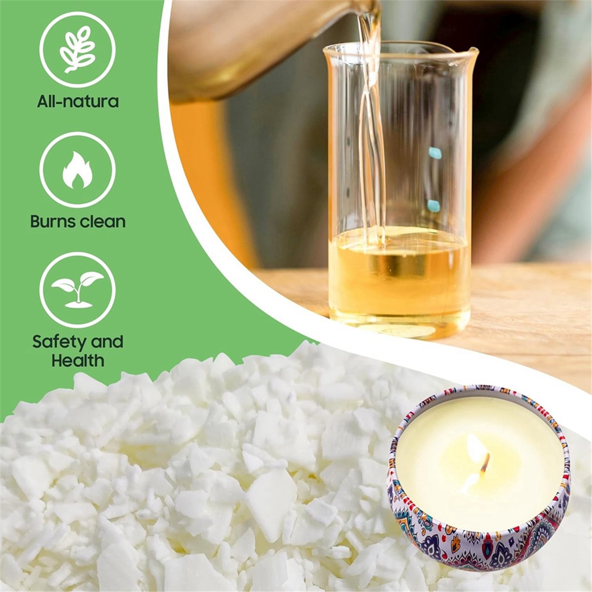Kit de Suprimentos para Fabric - Candle Making Kit For Beginners avaliação e preço
