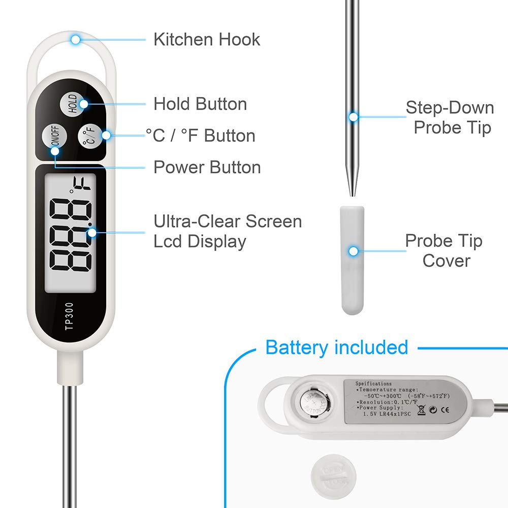 Termômetro Digital para Carne  - Thermometer Candy Candle avaliação e preço