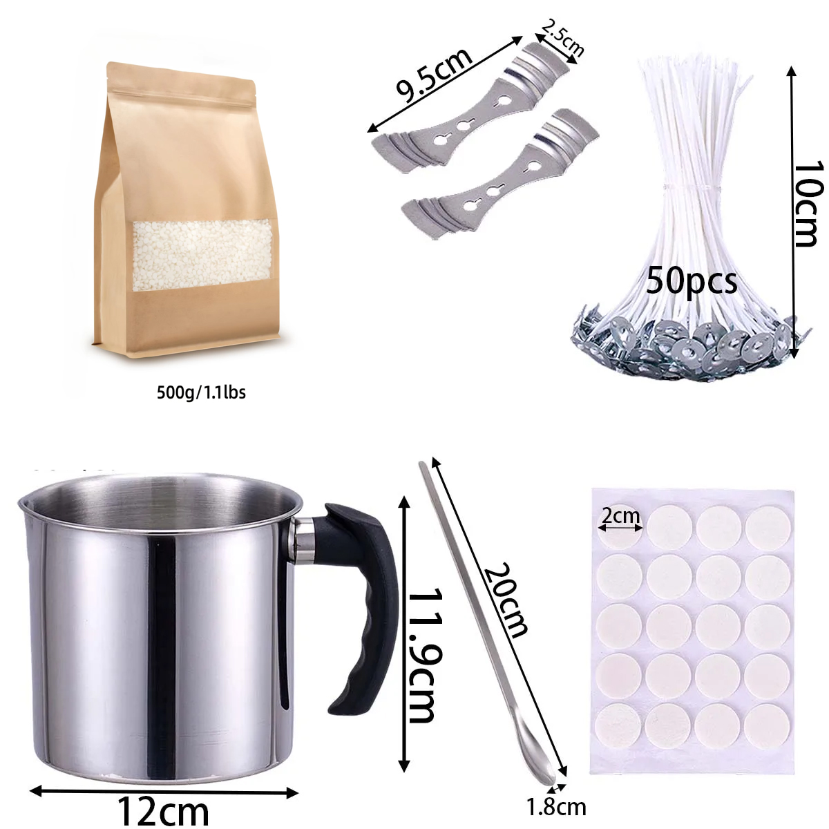 Kit de Ferramentas para Fazer  - Candle Making Kit For Beginners avaliação e preço