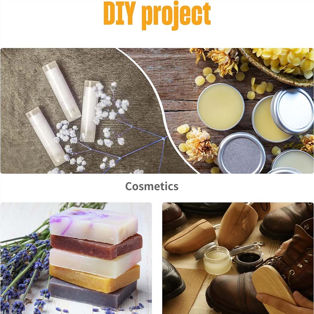 100g cera de abelha branca pur - Candle Making Kit Beeswax avaliação e preço
